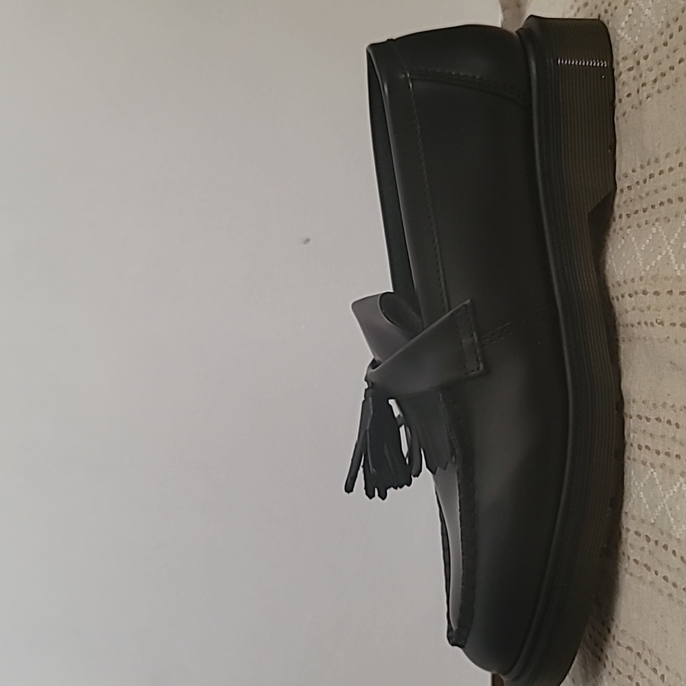 Dr. Martens Black Adrian's - Size 10 US Men's/11 US Woman's - Smooth Leahter